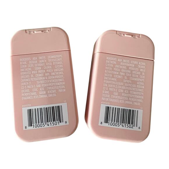 NEW MONDAY Smooth+Wheat Protein Mini Shampoo Conditioner 1.69 OZ Travel 4Pk - Picture 3 of 5